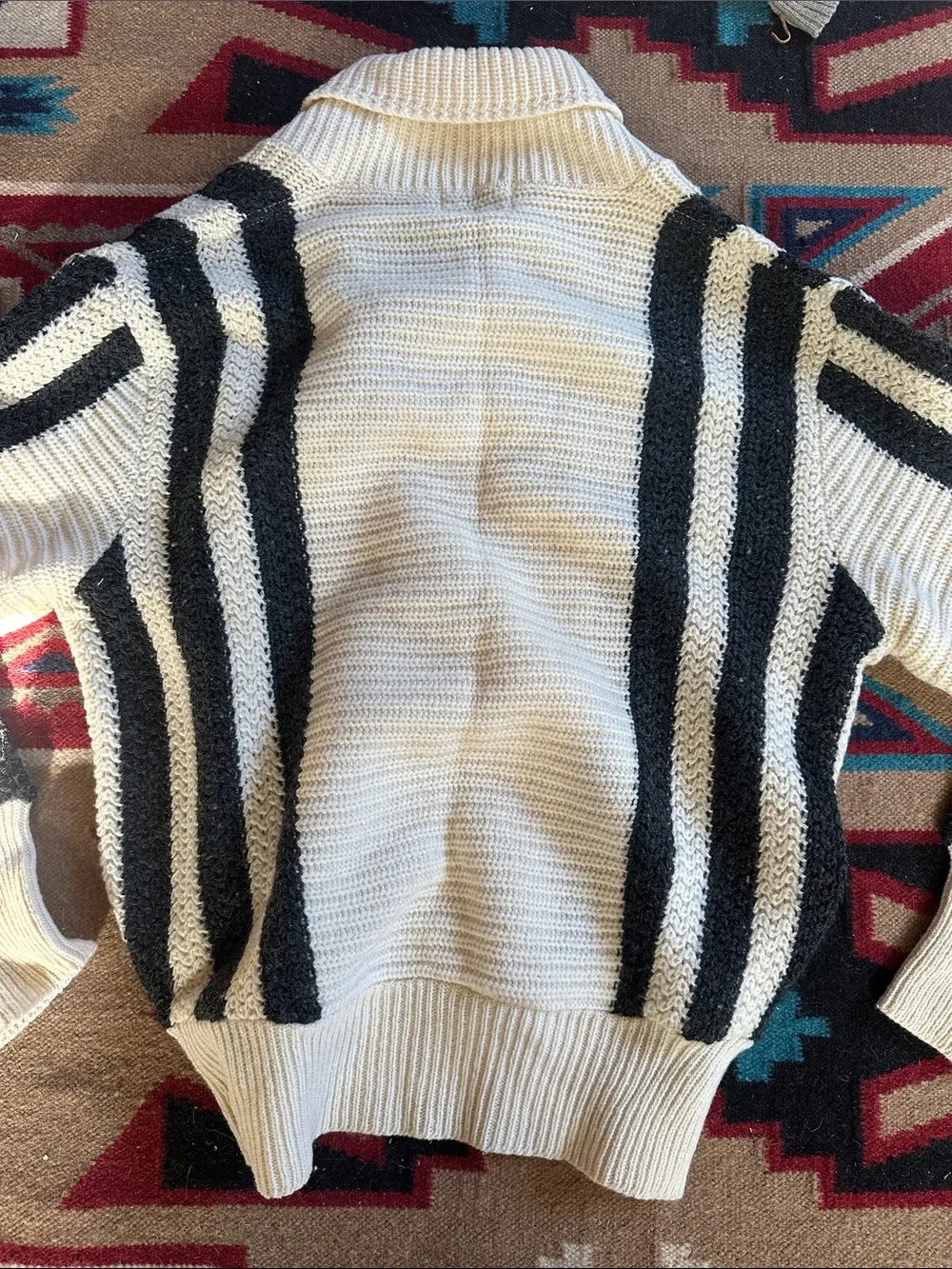 Vintage 60s Campus Lambswool Blend Knit Sweater